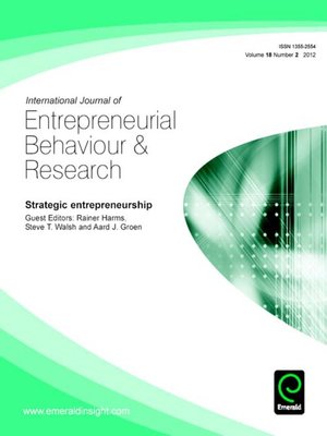 cover image of International Journal of Entrepreneurial Behaviour & Research, Volume 18, Issue 2